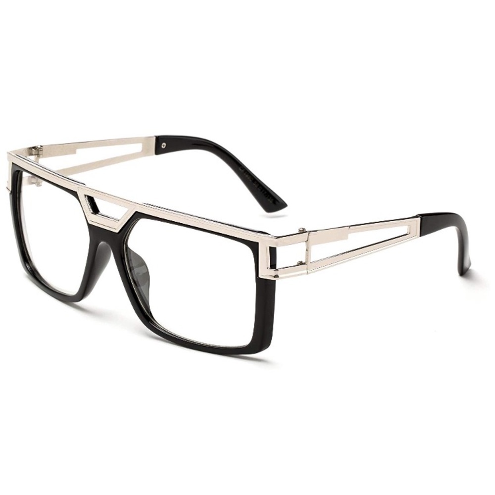 MEN’S Retro Black & Silver  Gazelle Glasses *NEW*